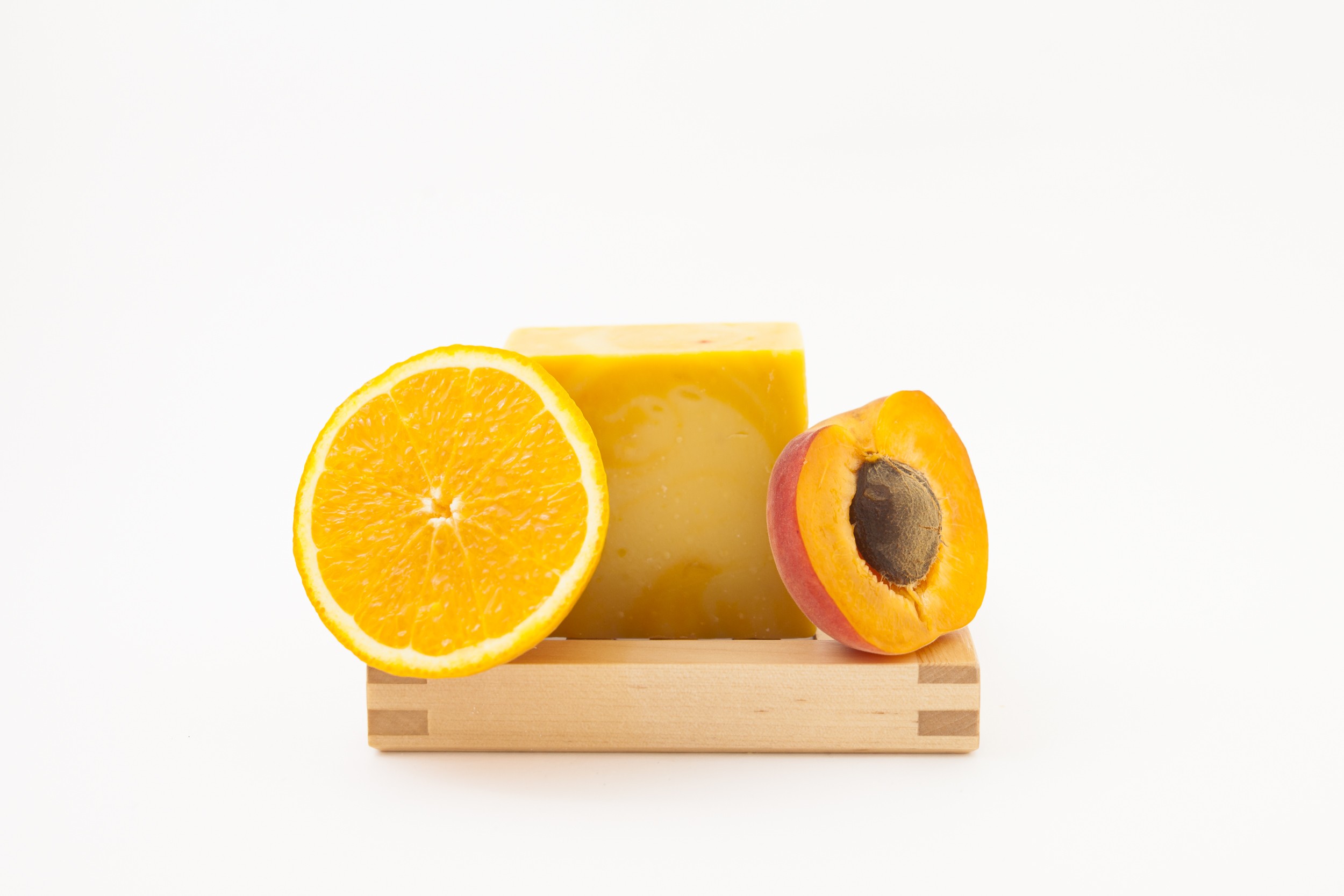 savon orange et abricot
